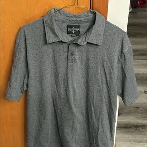 Surfride California Board Shop Men's Medium Charcoal Polo Shirt